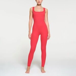 SKIMS Cotton Rib Tank Catsuit in “Red” size 2X ❤️